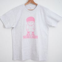 とどこTシャツ　アッシュ＋ピンク