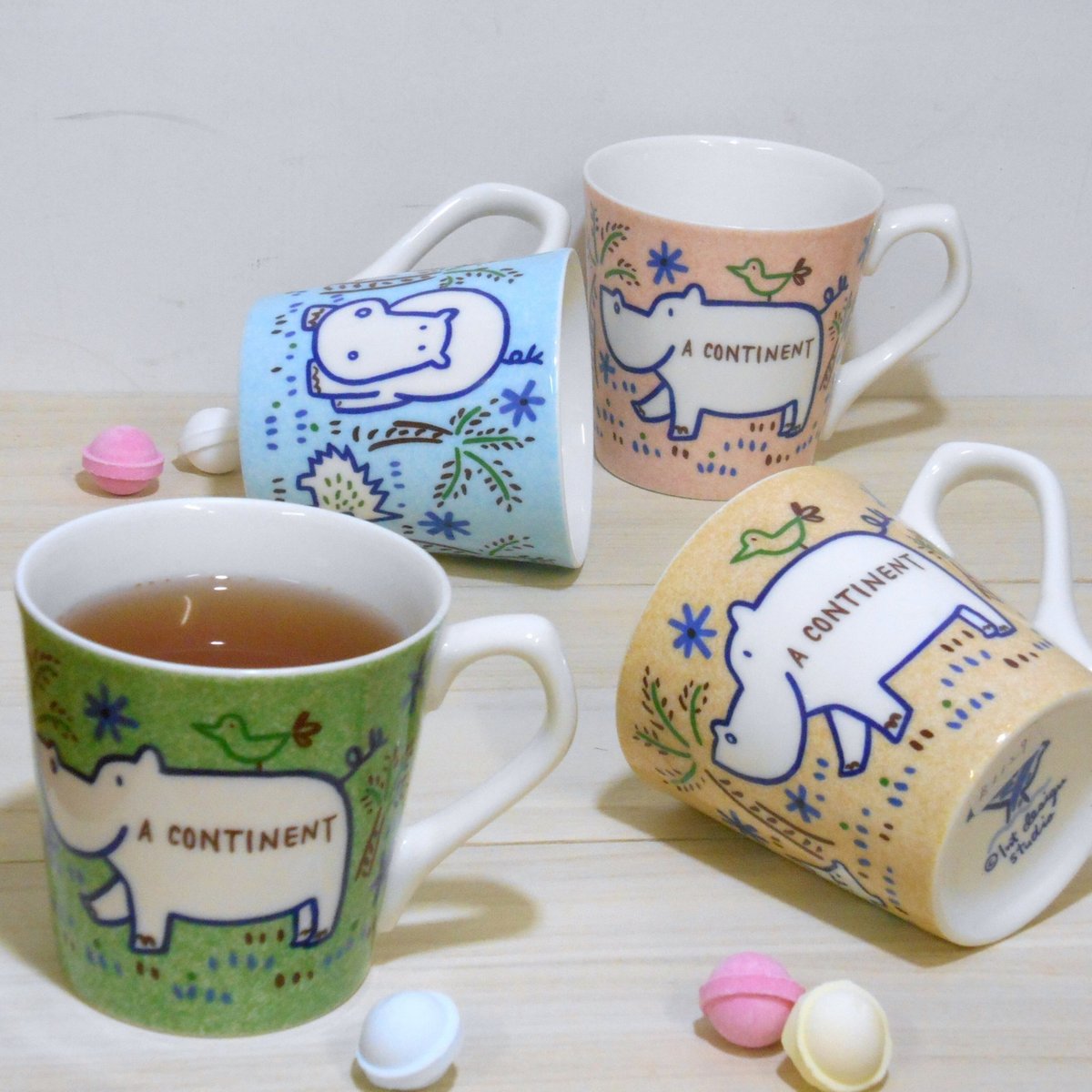 マグカップ様専用】［M0006］【欠品無し】 ルンバ671 カバさんマグ