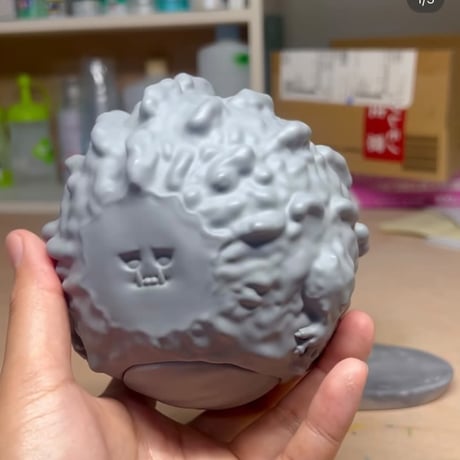 Toyfields x Bel Cielo　真鍮製　ゴーヤ怪獣キーホルダー