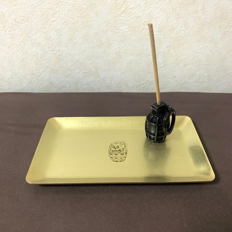 Bel Cielo 真鍮製 手榴弾型インセンスホルダーⅡ ブラックVer.