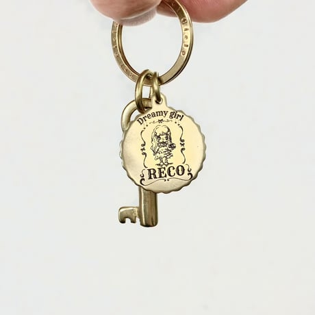 RECO x Bel Cielo　Dreamy Girl　レトロキーホルダー　BDR01