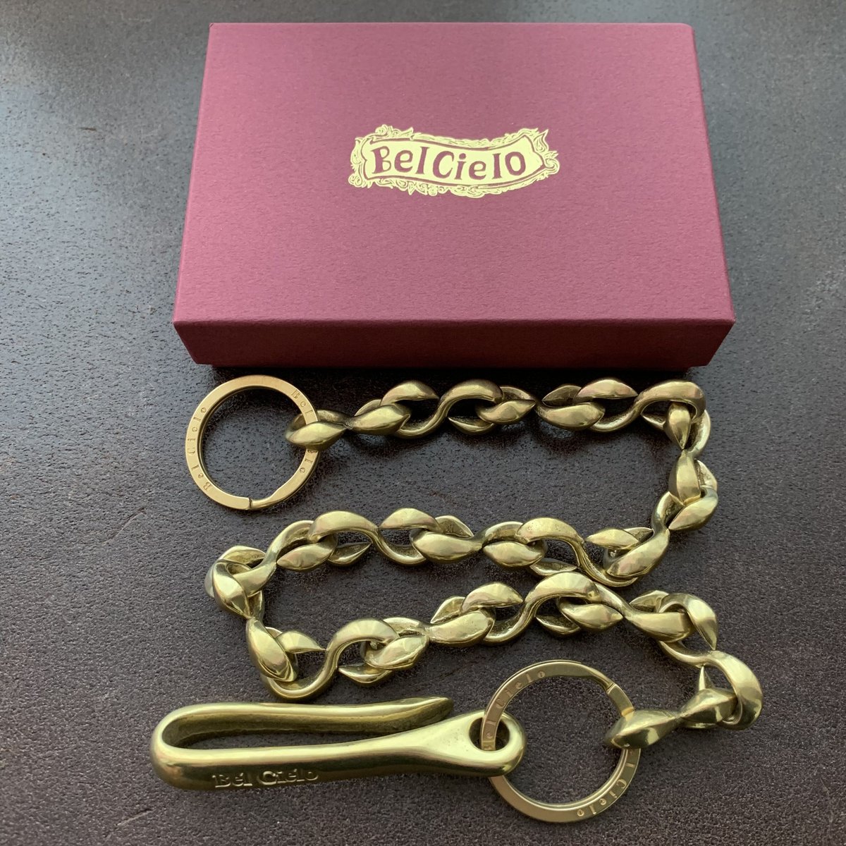 calee ウォレットチェーン　真鍮 CALEE ウォレットチェーン 真鍮 - メルカリ