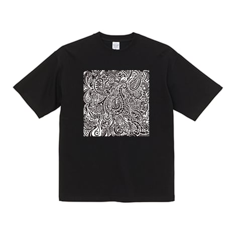 Bel Cielo ペイズリー　マグナムウェイト ビッグシルエット Tシャツ