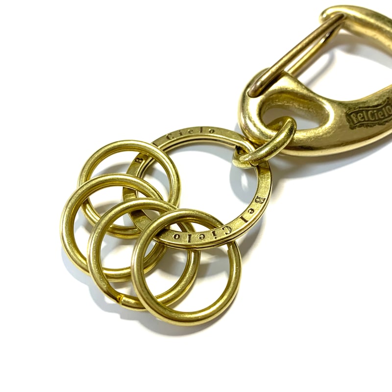 Bel Cielo 真鍮製 ペイズリーロゴカラビナ BK02 | RYANS