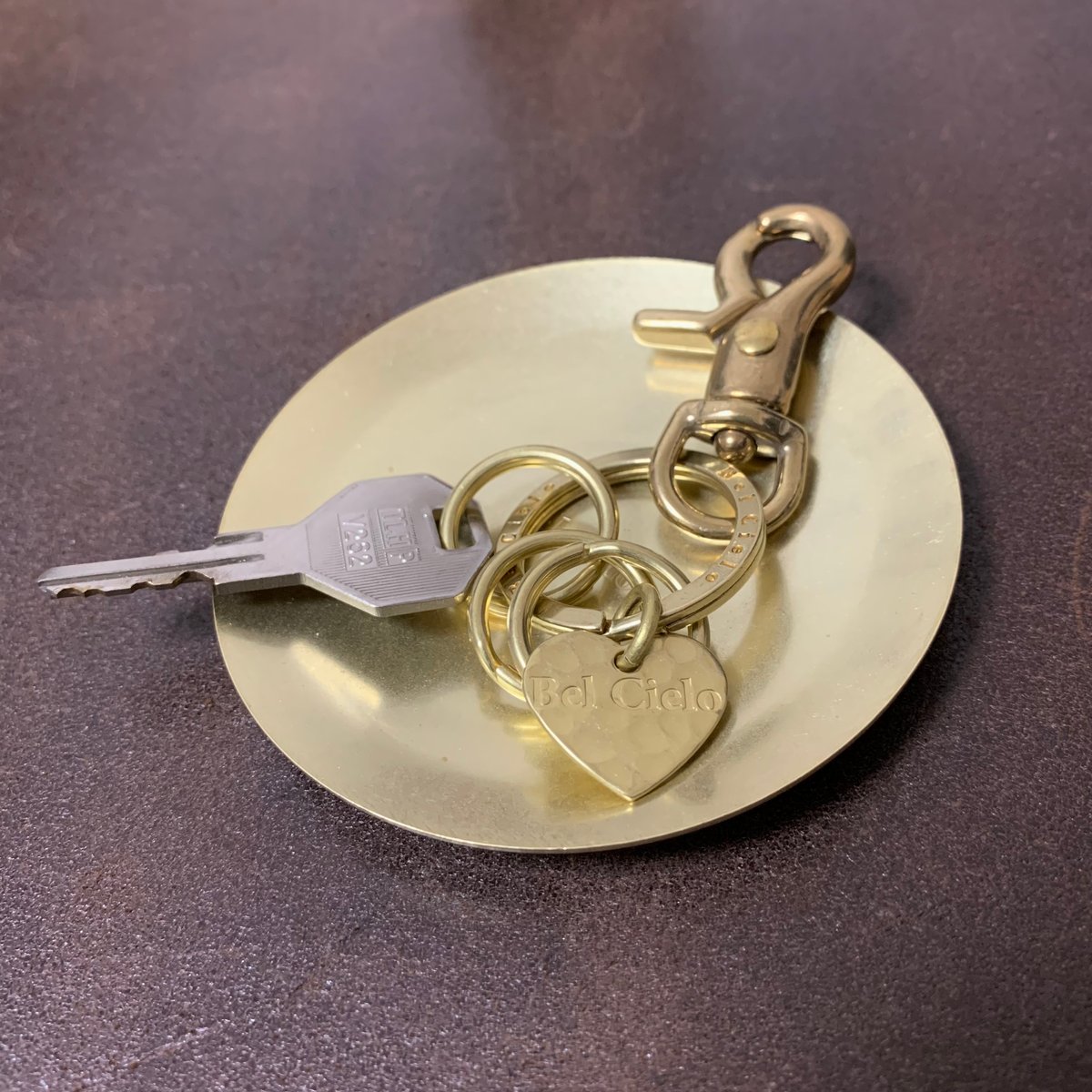 Bel Cielo 真鍮製 ハートチャームキーホルダー BKH05 | RYANS 