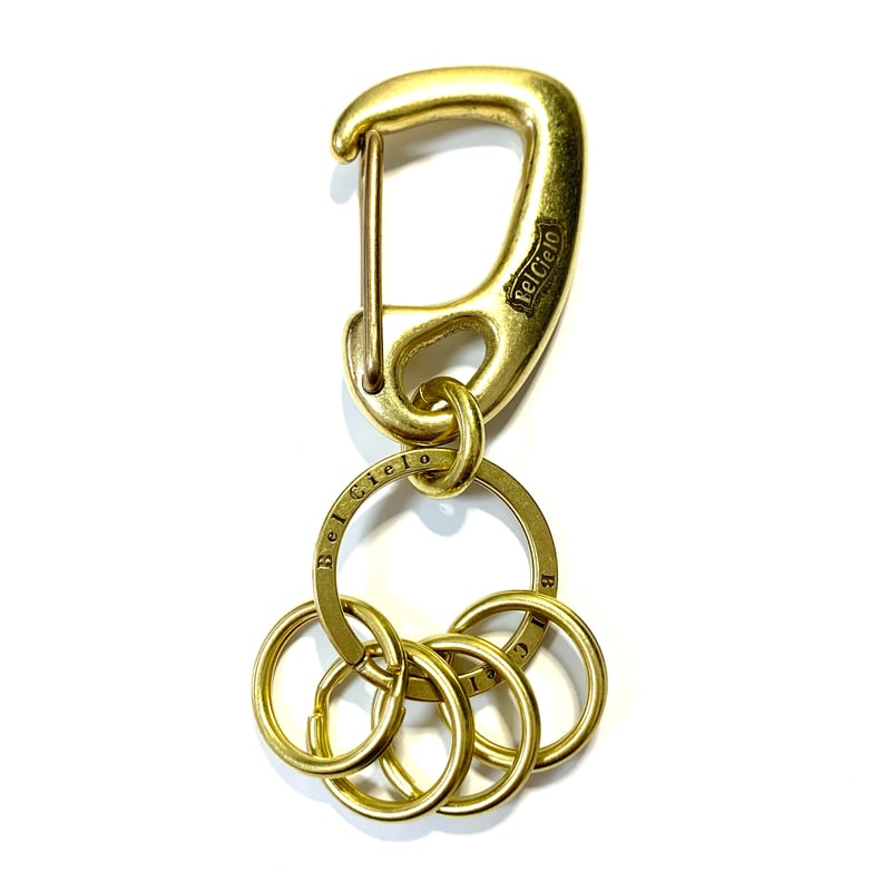 Bel Cielo 真鍮製 ペイズリーロゴカラビナ BK02 | RYANS