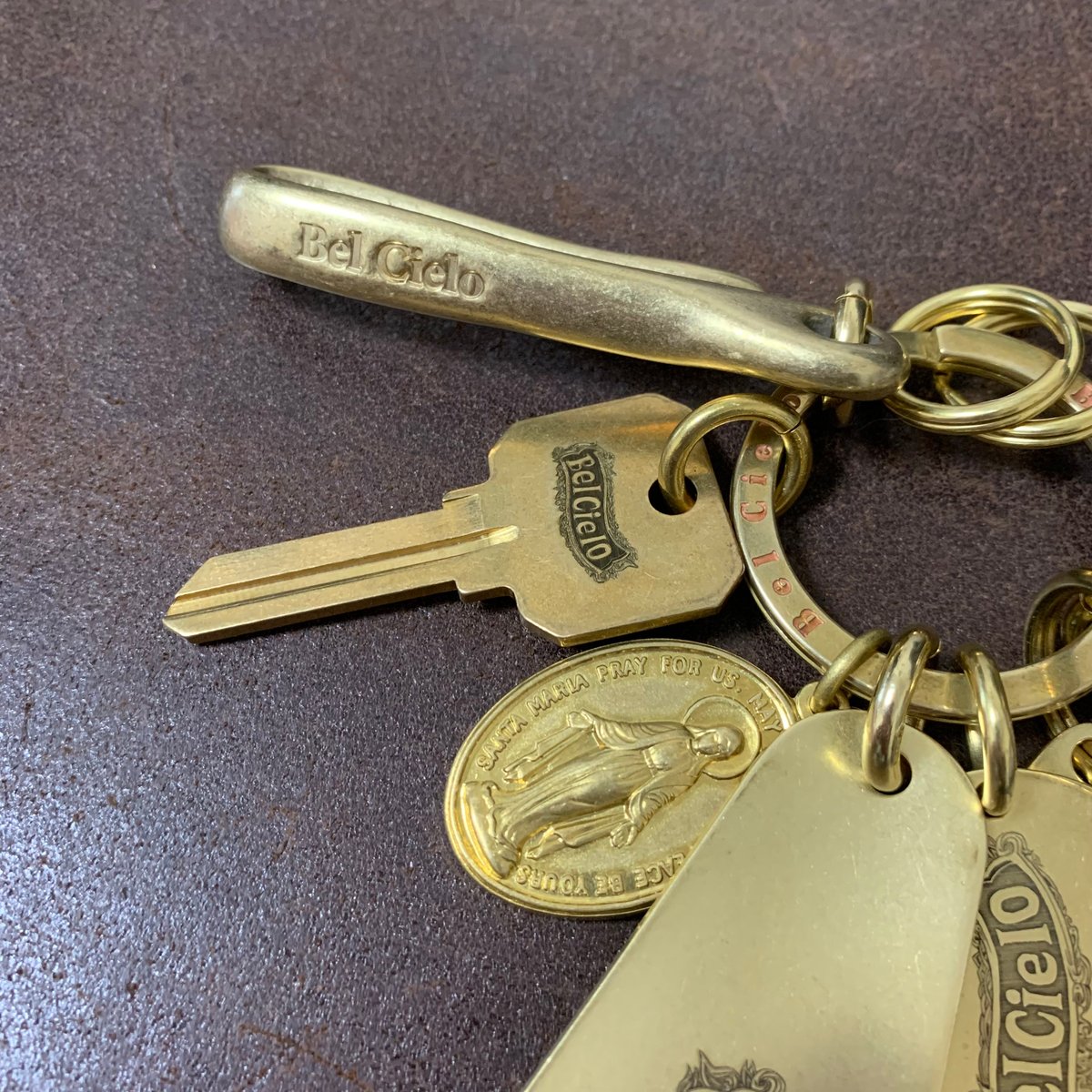 Bel Cielo 真鍮製 スモールシューホーンMIXキーホルダー | RYANS