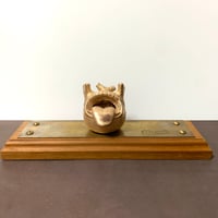 Tendobotanical x Bel Cielo　ブロンズ製　グラ丸 インセンスチャンバー