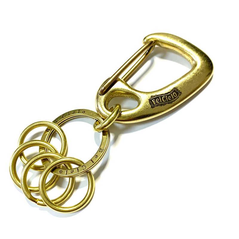 Bel Cielo 真鍮製 ペイズリーロゴカラビナ BK02 | RYANS