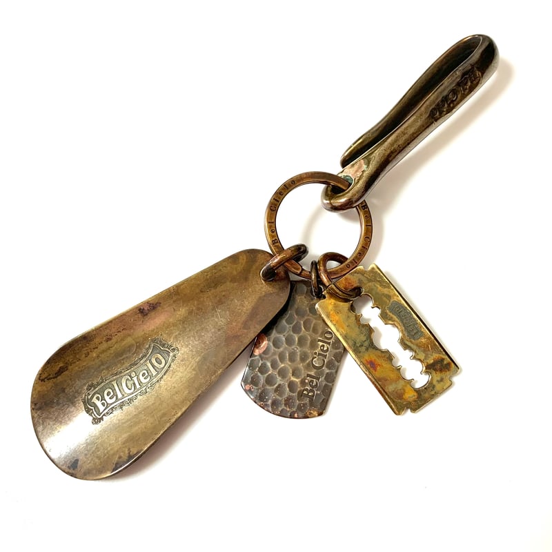 アウトレット】Bel Cielo 真鍮製 ビンテージ加工キーホルダー | RYANS