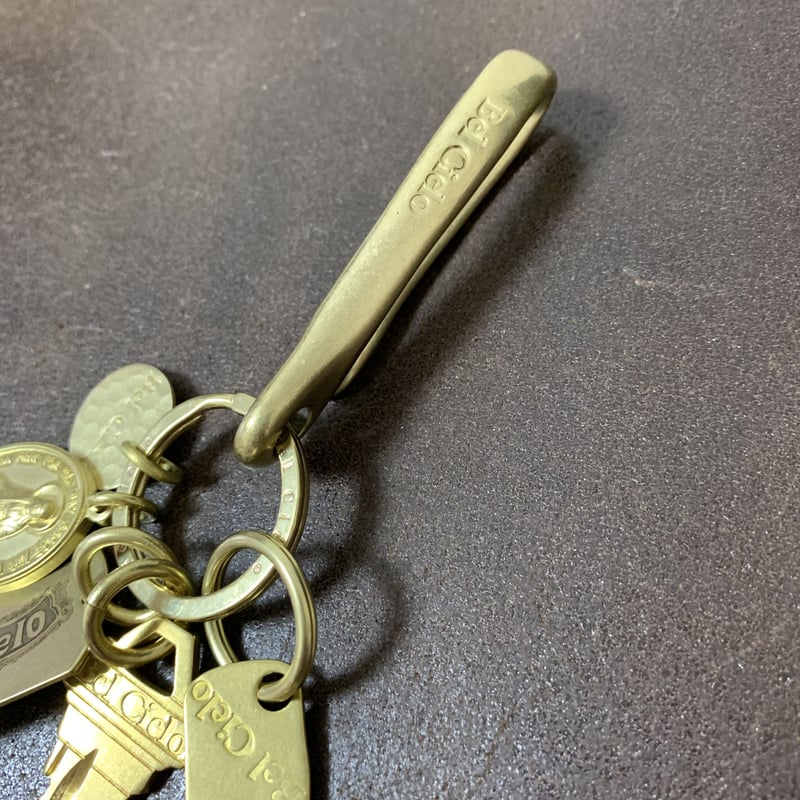 Bel Cielo 真鍮製 ロゴフック&チャームキーホルダー BTCM02 | RYANS 