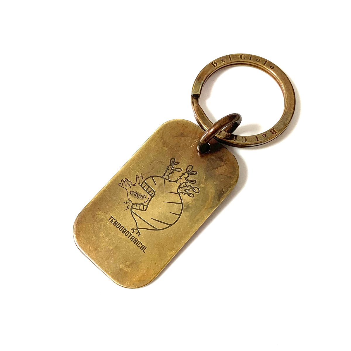 Tendobotanical x Bel Cielo 真鍮製 ビンテージVer. 発根祈願キー