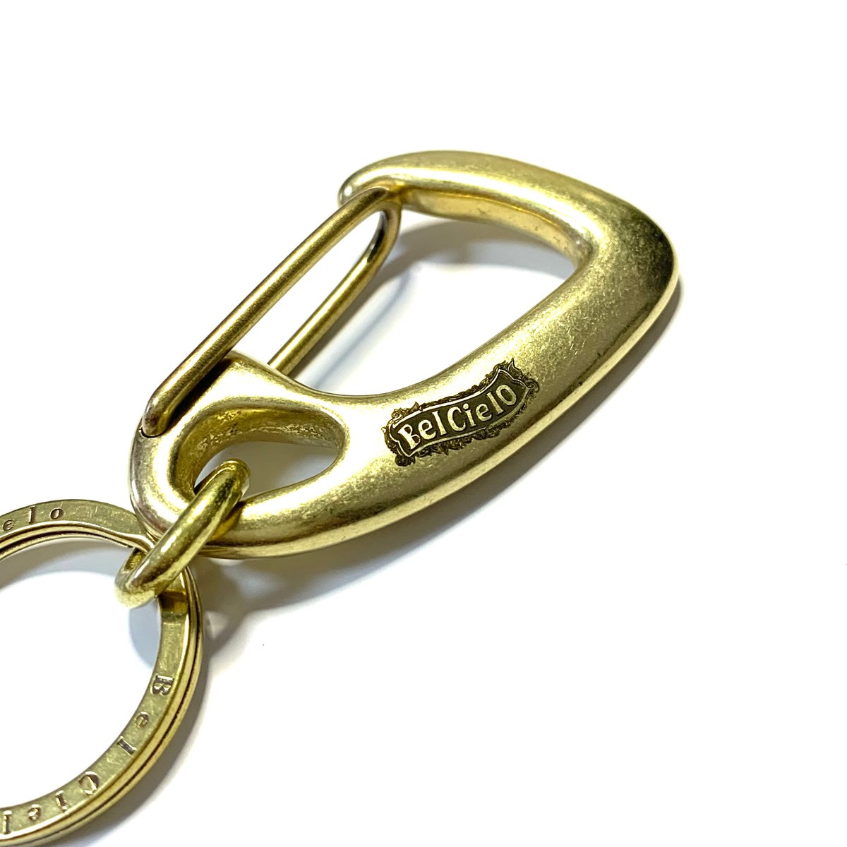 Bel Cielo 真鍮製 ペイズリーロゴカラビナ BK01 | RYANS 