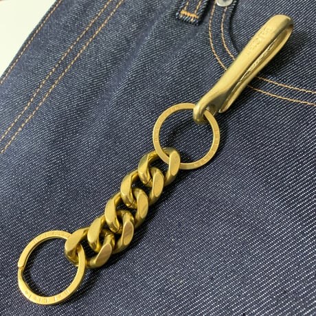 Bel Cielo 真鍮製　スーパーヘビーウェイトチェーンフックキホルダー
