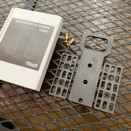 Bel Cielo 真鍮製 GUN GRIP BOTTLE OPENER  ブラック