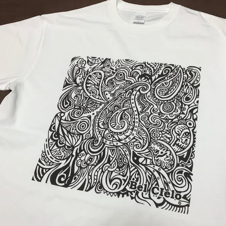 Bel Cielo ペイズリー　マグナムウェイト ビッグシルエット Tシャツ