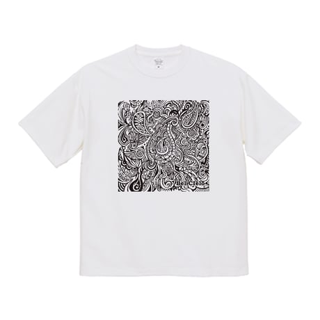 Bel Cielo ペイズリー　マグナムウェイト ビッグシルエット Tシャツ