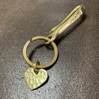 Bel Cielo 真鍮製　スモールロゴフック&リングキーホルダー　BLF09