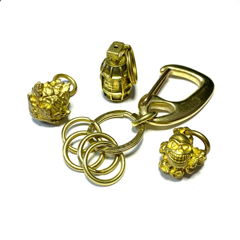 Bel Cielo 真鍮製 ペイズリーロゴカラビナ BK02 | RYANS