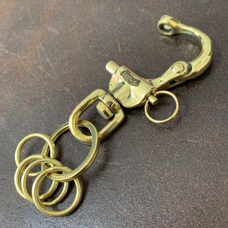 【激レア品】CALEE キーホルダー 真鍮 CALEE キャリー イーグル コンチョ キーチェーン BRASS 16SS