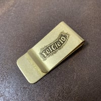 Bel Cielo 真鍮製　ペイズリーロゴ　マネークリップ