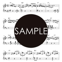 ジャズブルースピアノ（Key=F）楽譜、伴奏音源、フル音源 "Blues in F #3"