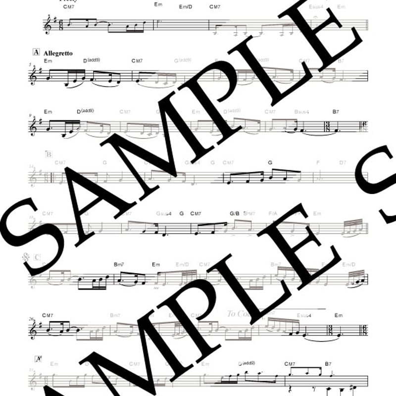 ダウンロード販売】【楽譜+伴奏音源】『涼風』作曲:茨木智博