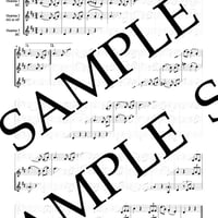 【ダウンロード販売】【楽譜のみ】『ブラームス/ワルツOp.39-15』オカリナ三重奏