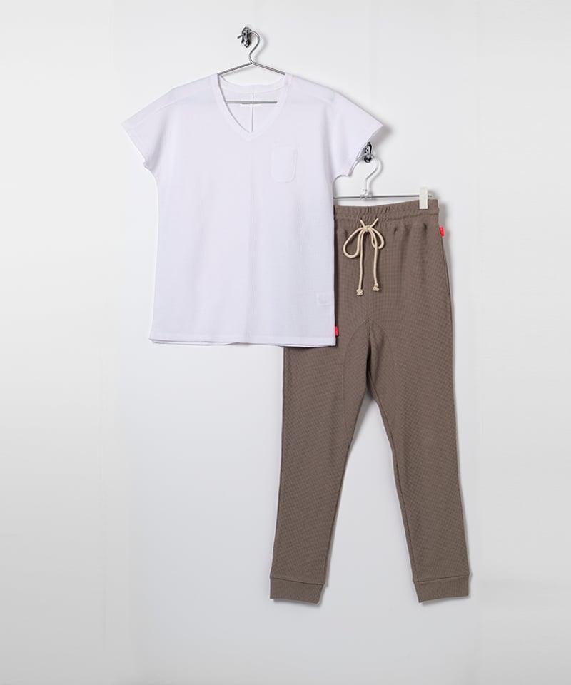 2443/ EASY SARROUEL PANTS | Waffle&Co.