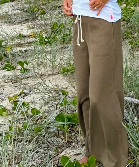 2615/ EASY WIDE PANTS