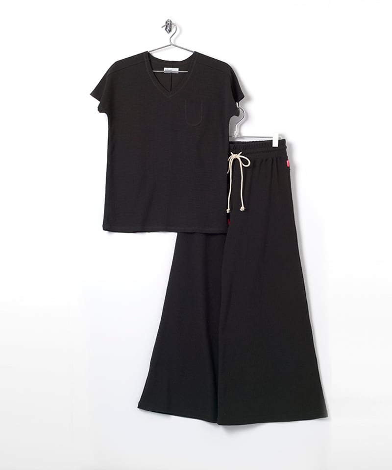 2444/ EASY WIDE PANTS | Waffle&Co.