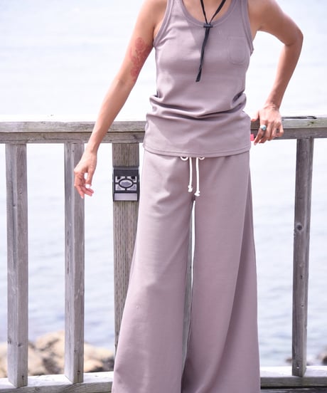 2444/ EASY WIDE PANTS