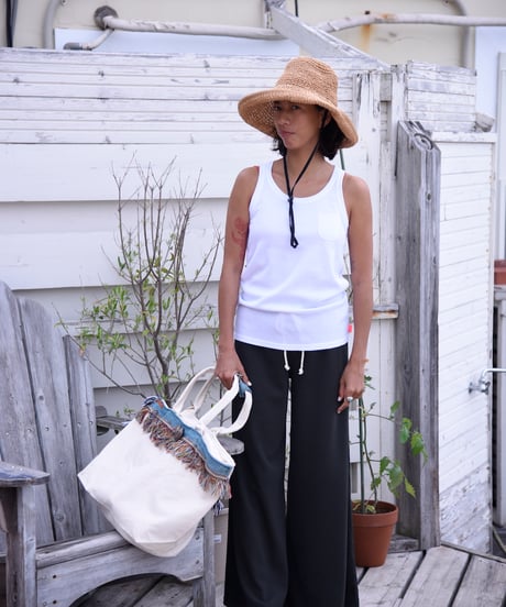 2444/ EASY WIDE PANTS