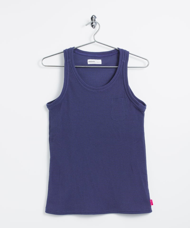 CLANE PILE FLARE TANK TOPS navy サイズ2 新品 CLANE PILE FLARE TANK TOPS navy サイズ2 新品 クラネ CLANE PILE