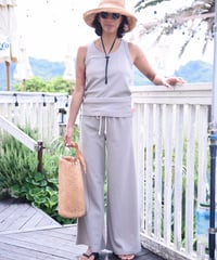 2444/ EASY WIDE PANTS