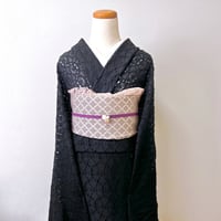 レース着物 レッドブラウン | kimono.kotoko