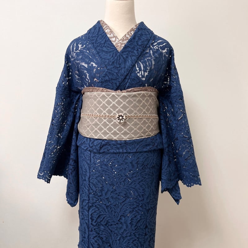 2026 着物福袋 ブルー×ブラウン | kimono.kotoko