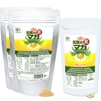 光健 元気の素 マカ 粉末200g／袋×２ &  タブレット300粒／袋セット＜有機JAS認証＞