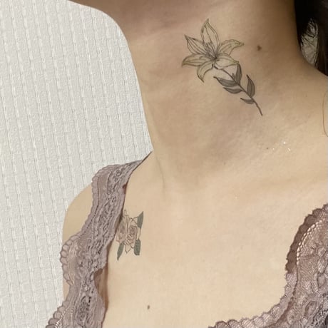 君に花の名を水彩タトゥーシール