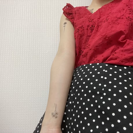 君に花の名を水彩タトゥーシール