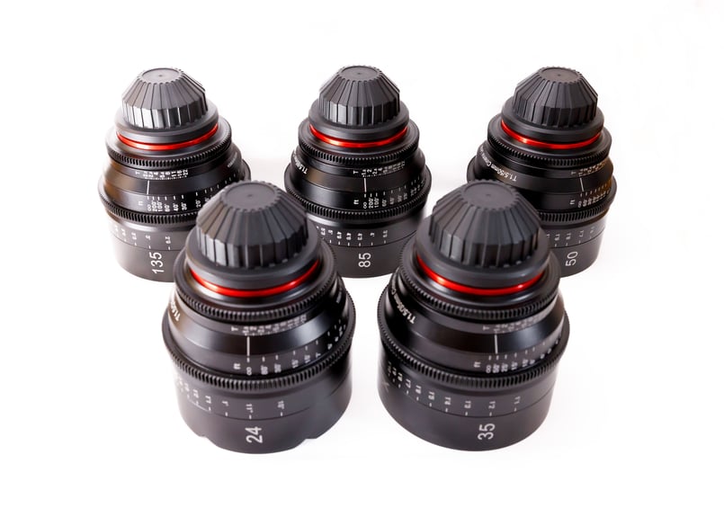 ROKINON XEEN 24.35.50.85.135 シネレンズ5本セット【レンタル1泊2