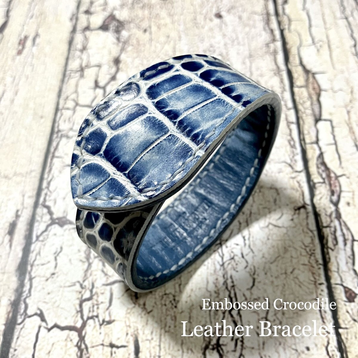 レザーブレスレット Leather Bracelet ( イタリアンレザー