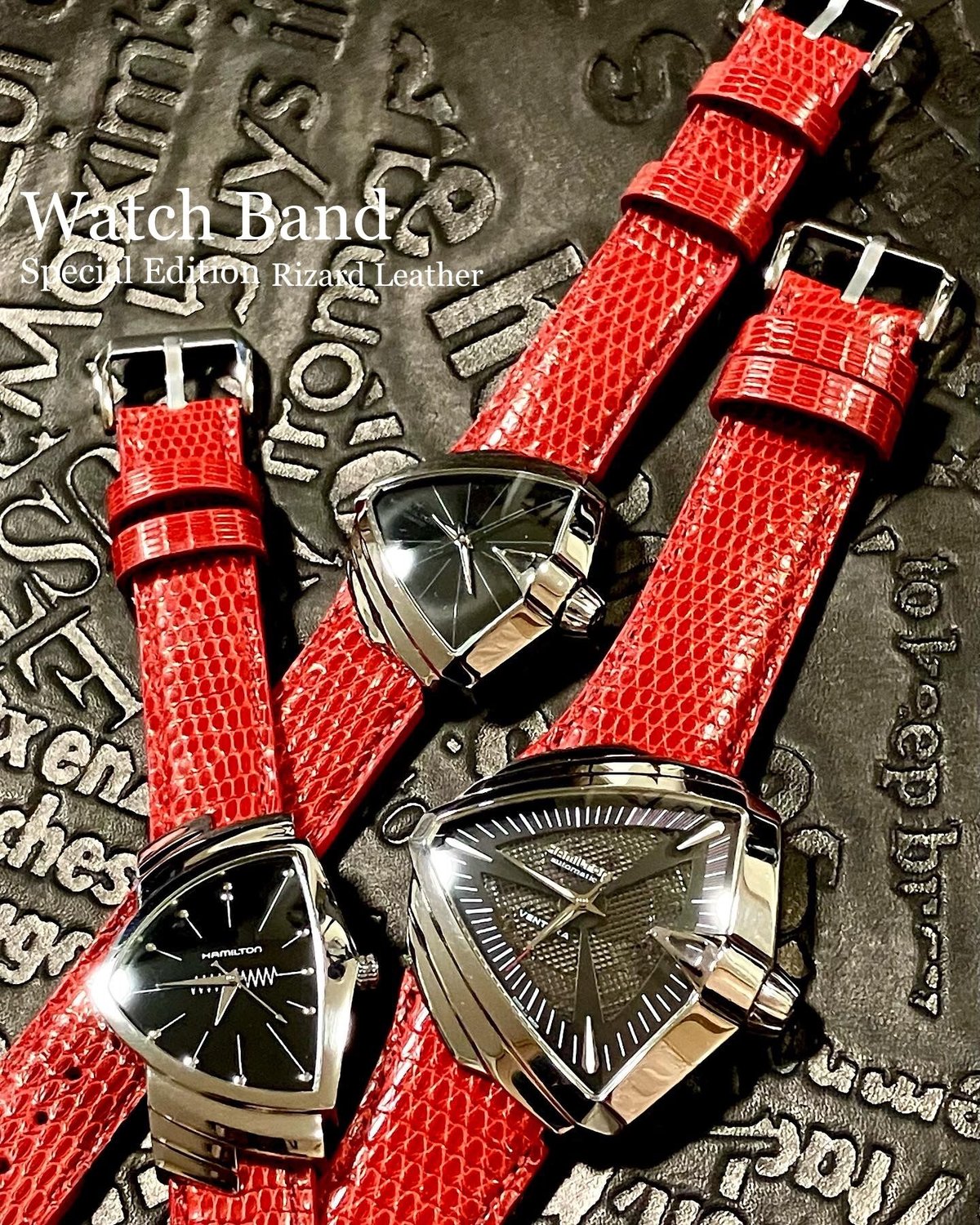 ウォッチバンド 腕時計ストラップ Watch Band ( リザード トカゲ