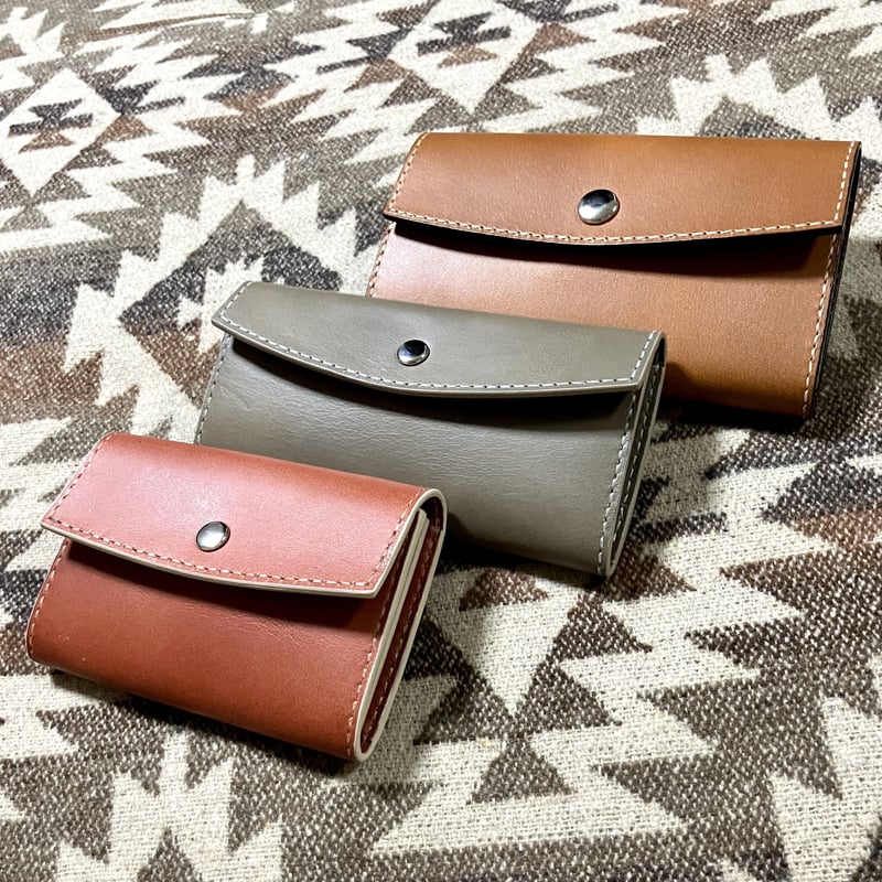 コインケース Coin Case カードポケット付き ( サドルレザー レンガ色