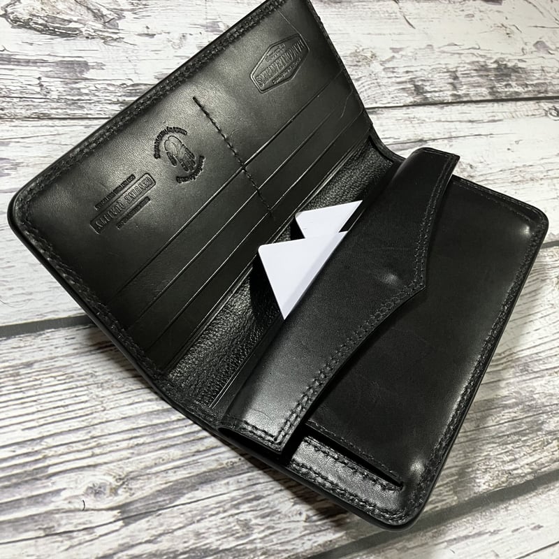 ツートーンロングウォレットTwo-Tone Long Wallet ( コードバン