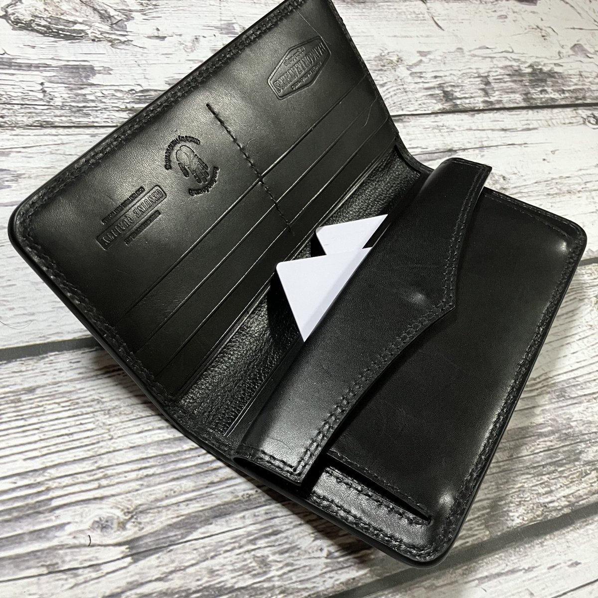 ツートーンロングウォレットTwo-Tone Long Wallet ( コードバン ツートーンロングウォレットTwo-Tone Long Wallet ( コードバン
