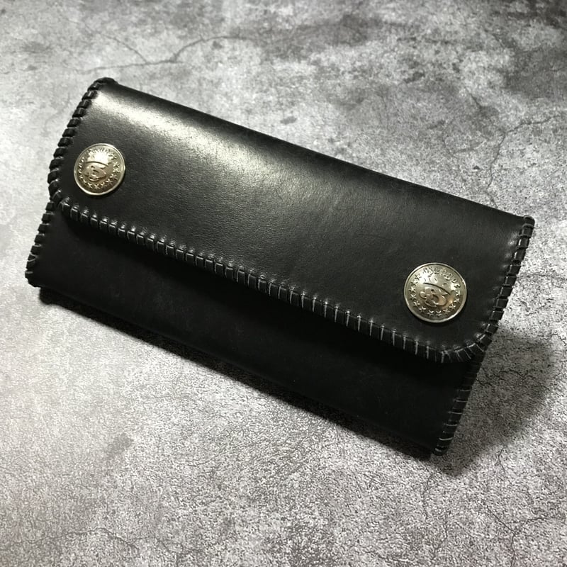 昇インレイ 三つ折りロングウォレット インレイ仕様 /かがり 昇インレイ 三つ折りロングウォレット インレイ仕様 /かがり