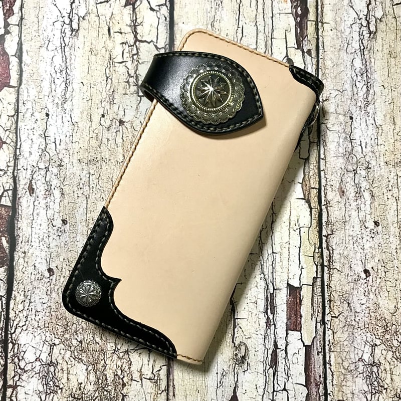 ライダースウォレット RIDERS WALLET オーバーレイ ビッグコンチョ・差  