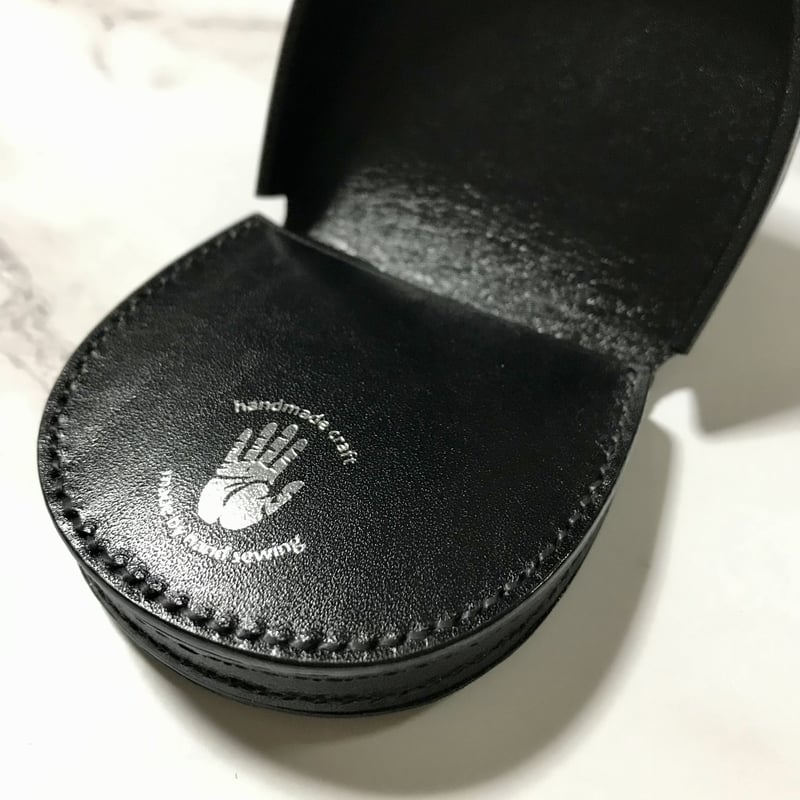箔押しB 馬蹄型コインケース COIN CASE ( ルガト・ブラック 箔押しB 馬蹄型コインケース COIN CASE ( ルガト・ブラック
