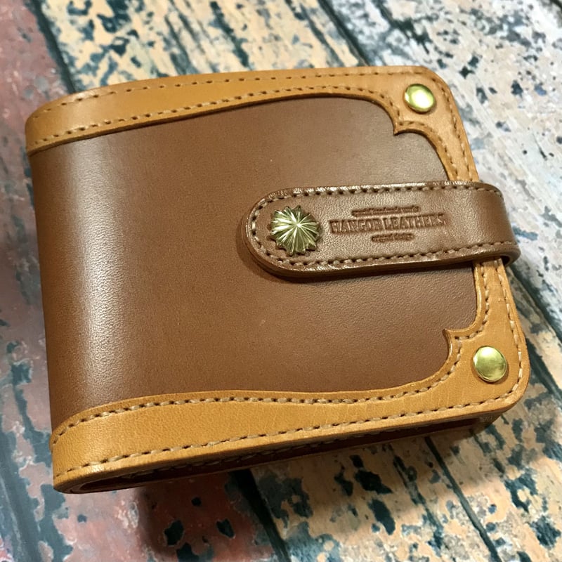 ショートウォレット SHORT WALLET ライダースタイプ ( ブラス製